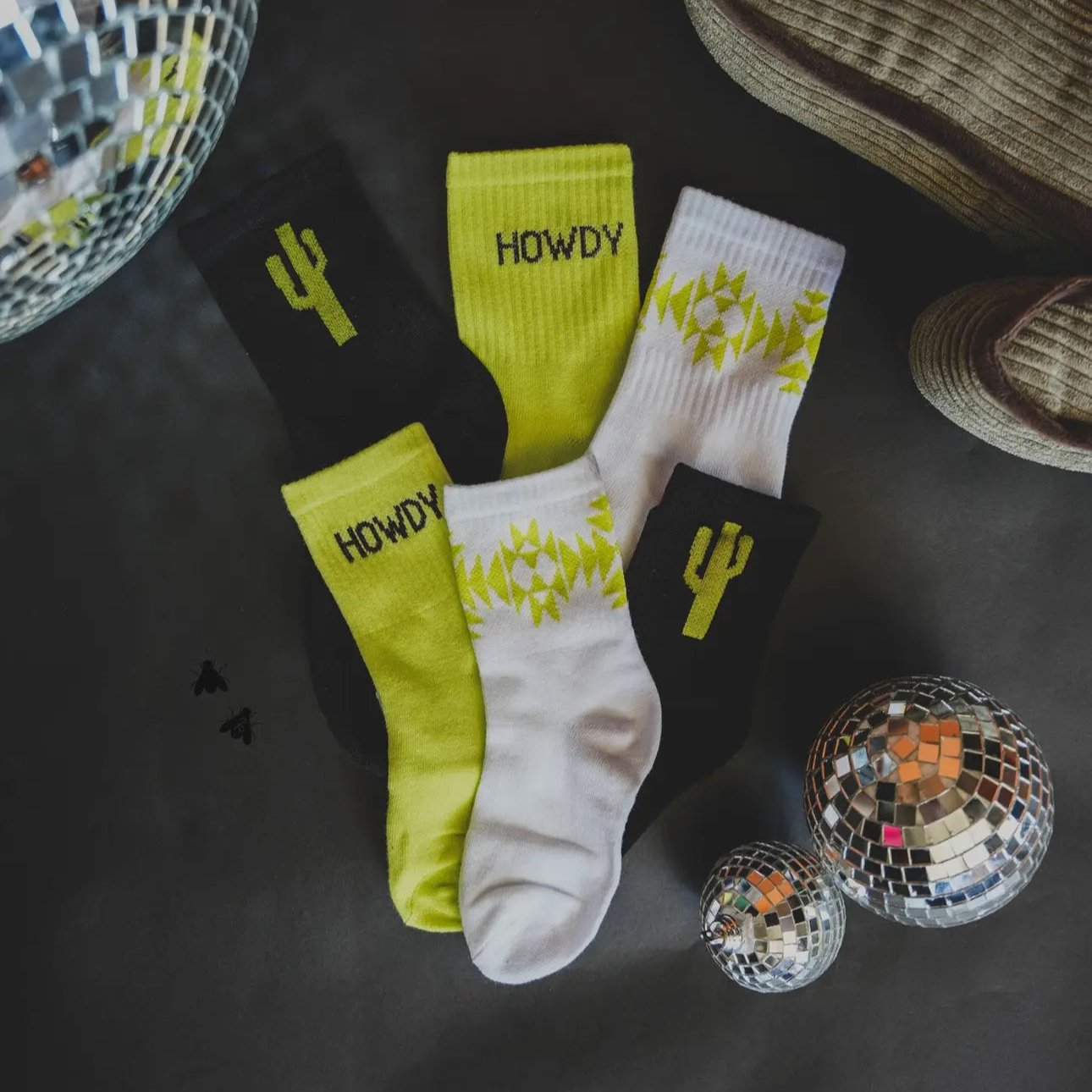 Neon Cactus Socks