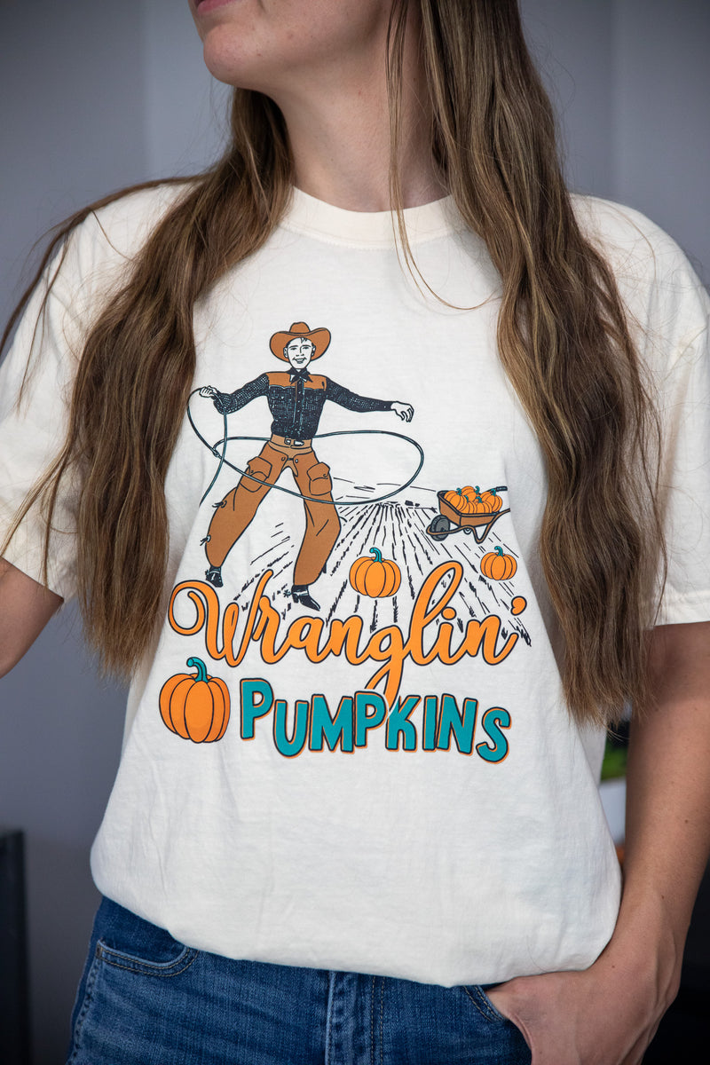 Wranglin' Pumpkins Graphic Tee