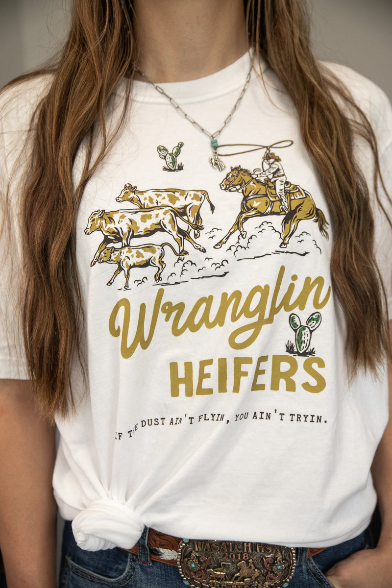 Wranglin' Heifers Graphic Tee