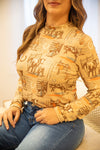 Sunset Ranch Long Sleeve Top