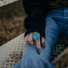 The Loretta Turquoise Adjustable Ring