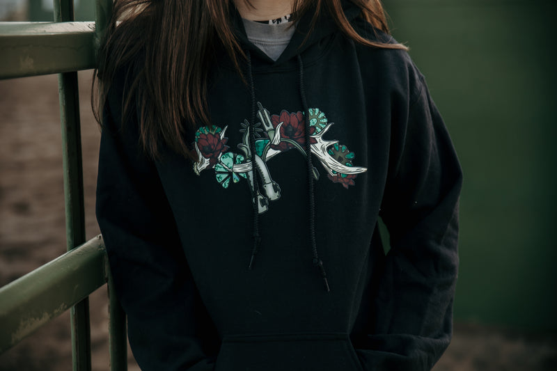 Antlers & Blooms Hoodie