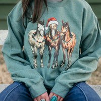 Holiday Horses Crewneck