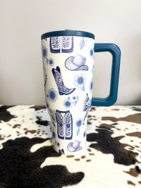 Blue Prairie Heirloom Tumbler