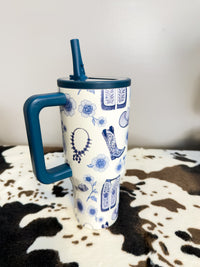 Blue Prairie Heirloom Tumbler