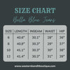 Bella Blue High Waist Flared Jeans