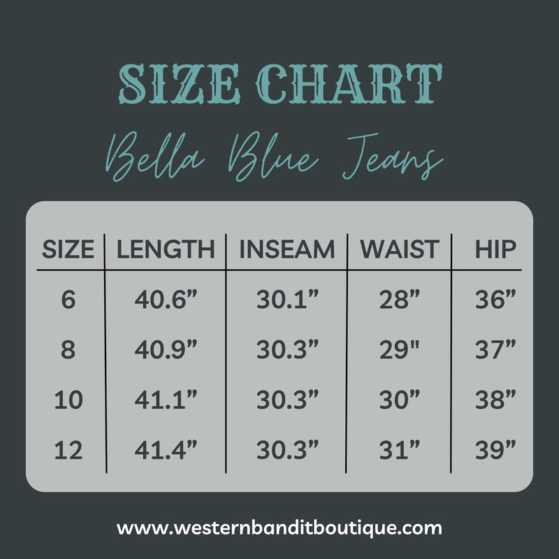 Bella Blue High Waist Flared Jeans