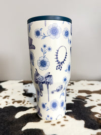 Blue Prairie Heirloom Tumbler