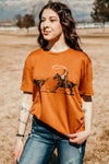 RIDIN N ROPIN TEE