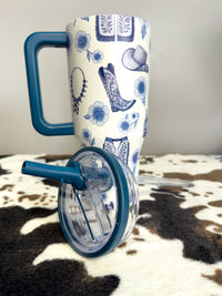 Blue Prairie Heirloom Tumbler