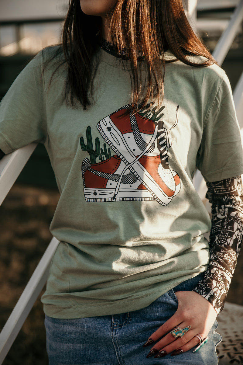 Cactus Kicks Graphic Tee