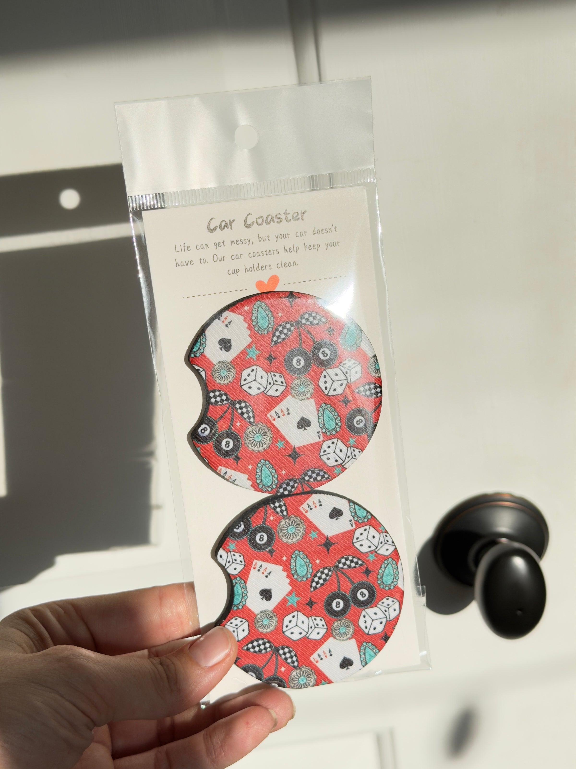 Wild Card Car Coasters