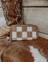 Checkered Charm Wallet