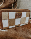 Checkered Charm Wallet