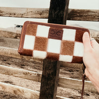 Checkered Charm Wallet