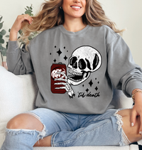 Grungy Till Death DP Drink Graphic Crewneck